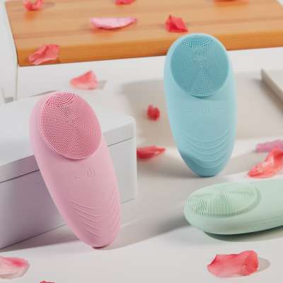 AOOTOY Electric Silicone Facial Cleansing Brush  Brosse Nettoyage visage Face Brush Skin Care Silicon Anti Aging Facial Massager